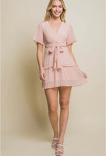 Cargar imagen en el visor de la galería, Short Sleeve Ruffle Dress