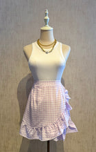 Cargar imagen en el visor de la galería, Ruffle Plaid Skirt