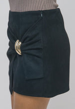 Cargar imagen en el visor de la galería, Suede Button Skort