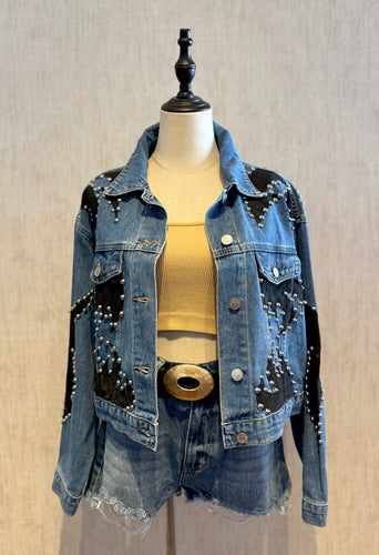 Cowgirl Detail Denim Jacket