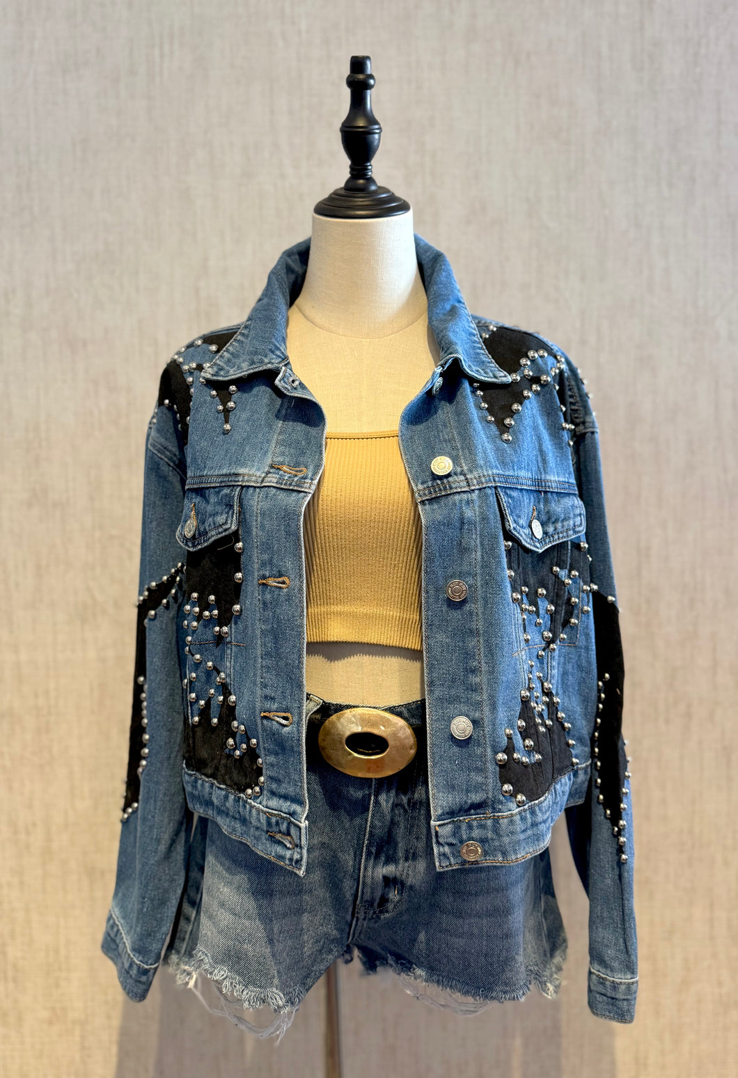 Cowgirl Detail Denim Jacket