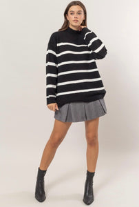 Striped Knit Sweater