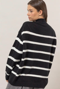 Striped Knit Sweater