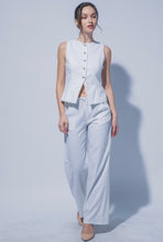 Cargar imagen en el visor de la galería, Linen Button Vest
