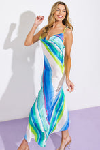 Cargar imagen en el visor de la galería, Strap Satin Midi Dress