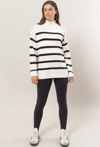 Striped Knit Sweater