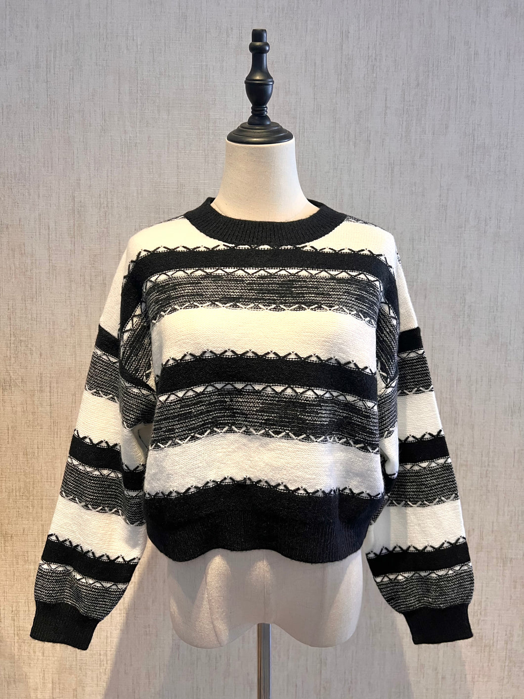 Black & White Sweater