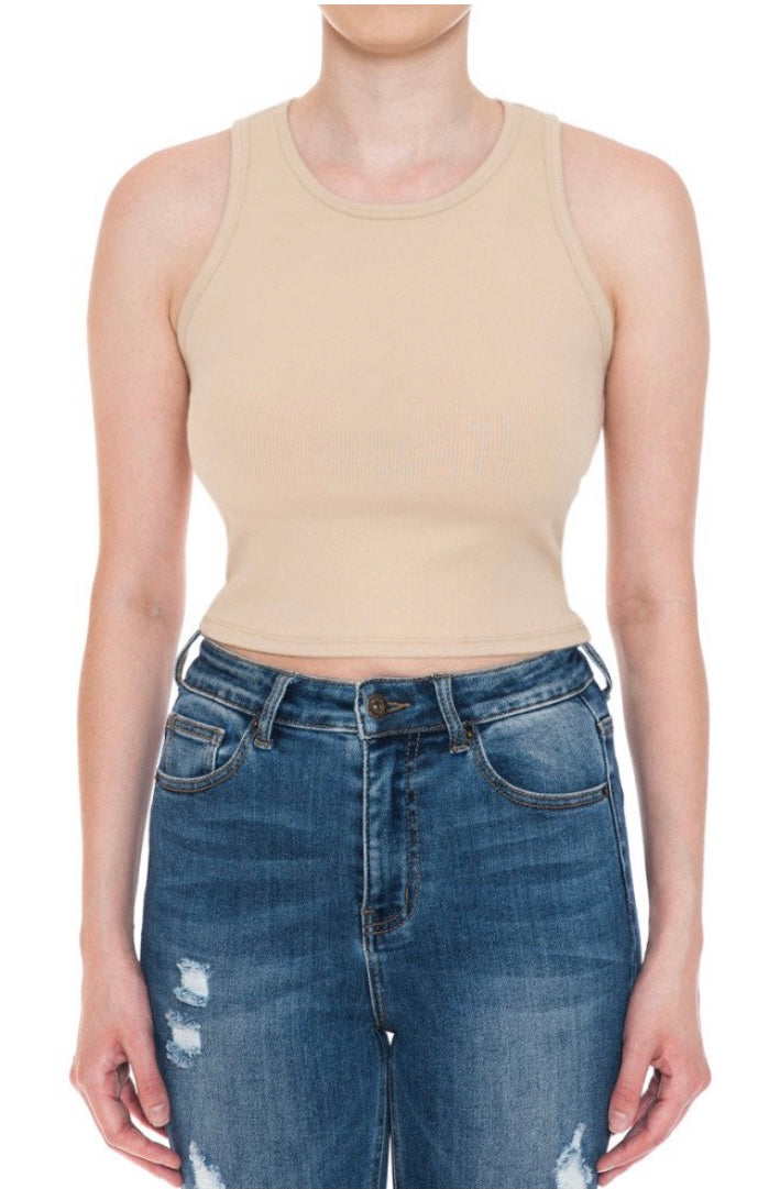 Basic Crop Tank Top