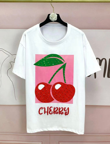 Cherry Detail Tshirt