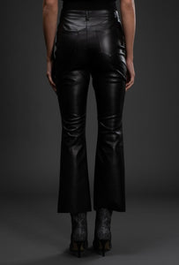 High Waisted PU Pants