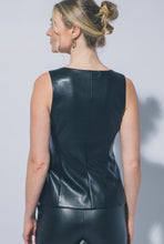 Cargar imagen en el visor de la galería, PU Button Blouse