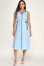 Cargar imagen en el visor de la galería, Button Sleeveless Dress
