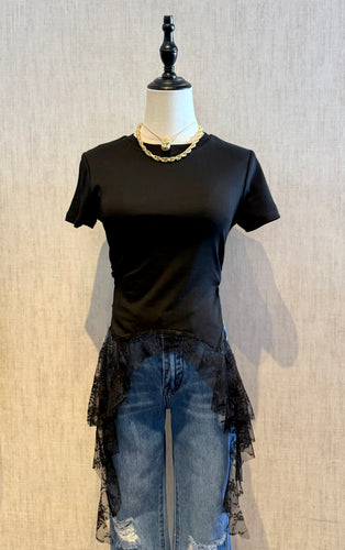 Lace Detail Tshirt