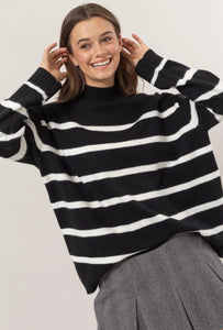 Striped Knit Sweater