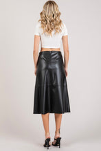 Cargar imagen en el visor de la galería, PU Leather Skirt