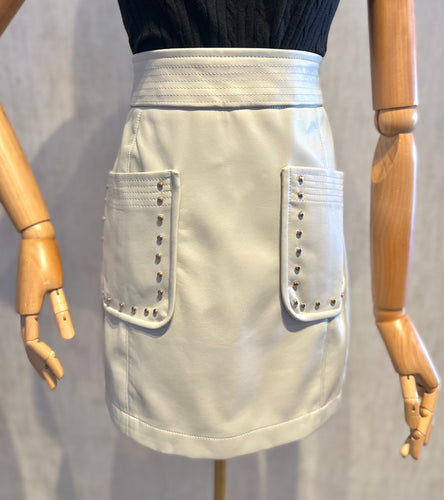 PU Stud Skirt