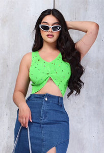 Knot Detail Crop Top