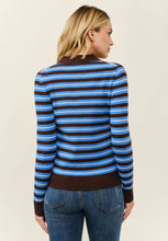 Cargar imagen en el visor de la galería, Striped Knit Top Sweater Polo