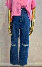 Cargar imagen en el visor de la galería, Rhinestone Denim Jeans