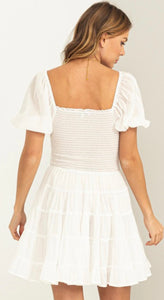 Mini White Dress