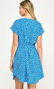 Print Belted Dress