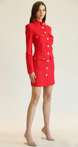 Button Detail Dress
