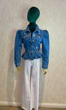 Cargar imagen en el visor de la galería, Puff Sleeve Denim Jacket