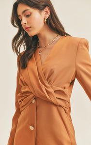 Twist Long Sleeve Dress