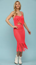 Cargar imagen en el visor de la galería, Knit Fringe Dress