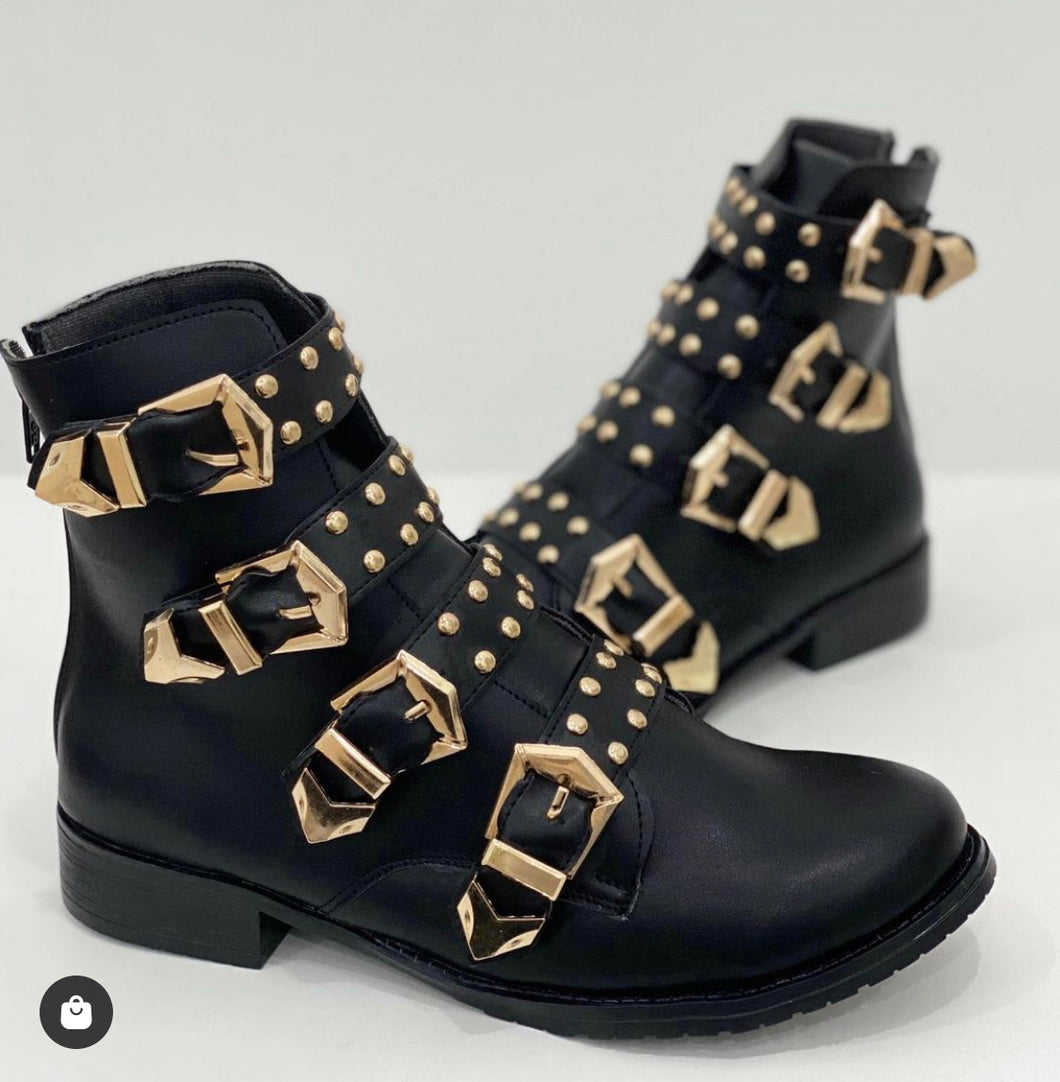 Gold Detail Bootie