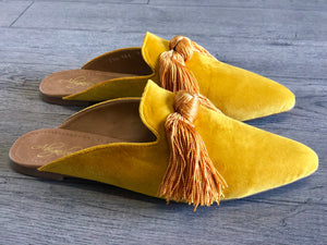 Angie Velvet Flat