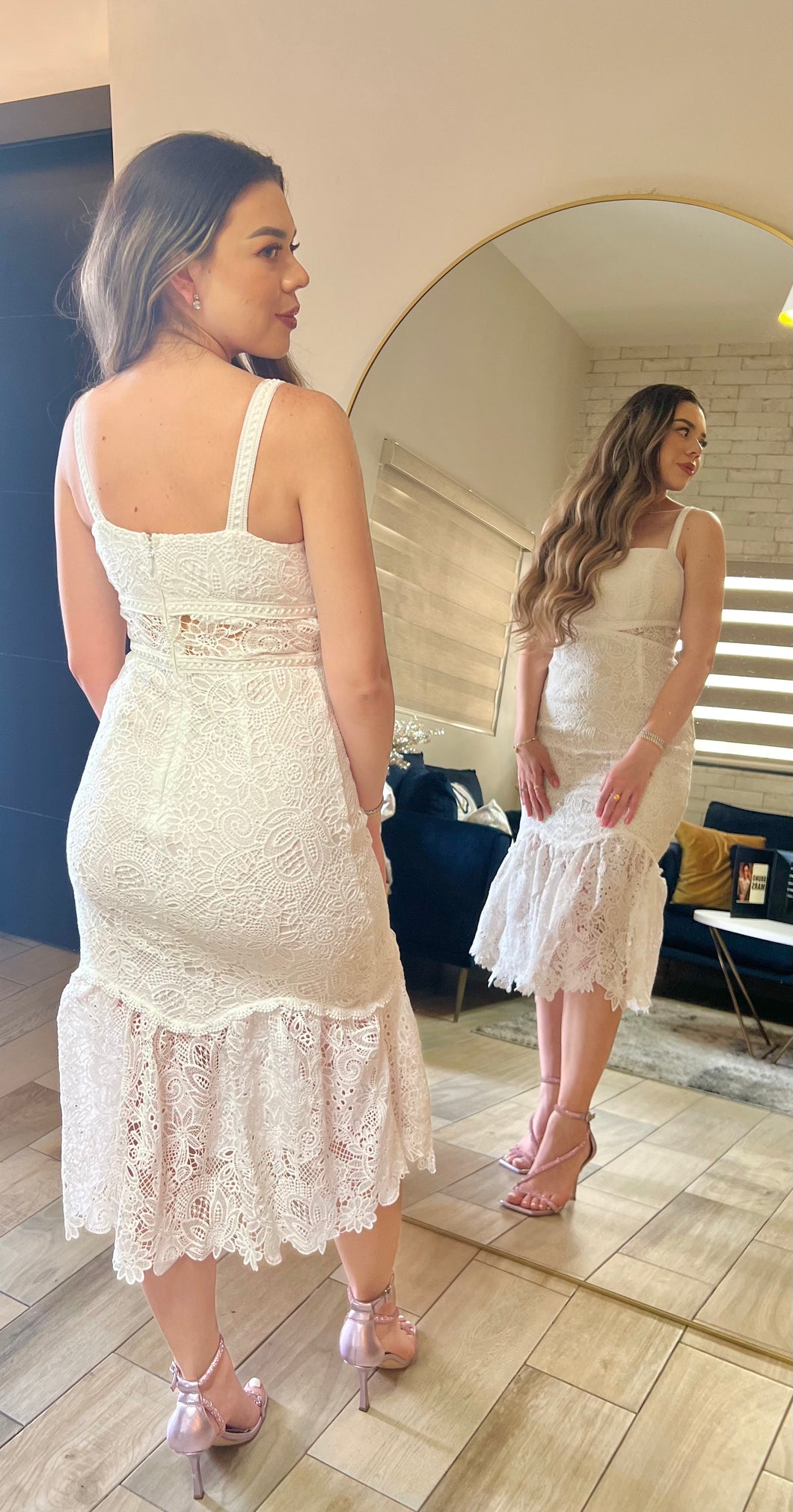 Lace Midi Dress