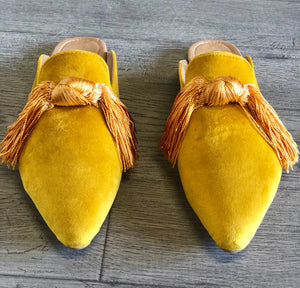 Angie Velvet Flat