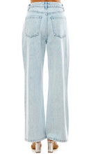 Cargar imagen en el visor de la galería, Wide Leg Distressed Jeans