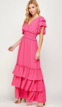 Cargar imagen en el visor de la galería, Ruffle Sleeve Maxi Dress